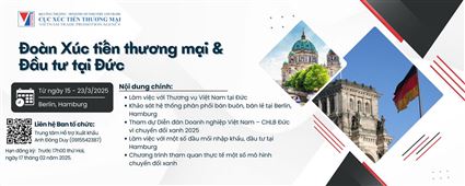 Tổ chức đoàn xúc tiến thương mại và đầu tư tại Đức