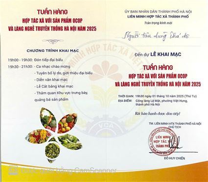 Tuần hàng Hợp tác xã với sản phẩm OCOP và làng nghề truyền thống Hà Nội năm 2025
