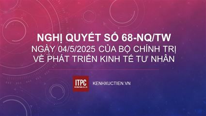 Nghị quyết số 68-NQ/TW ngày 04/5/2025 của Bộ Chính trị về phát triển kinh tế tư nhân