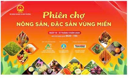 Mời tham gia phiên chợ nông sản, đặc sản vùng miền năm 2025