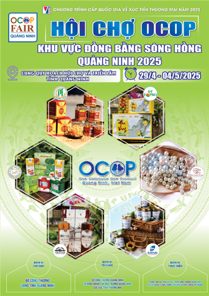 Hội chợ OCOP khu vực đồng bằng sông Hồng – Quảng Ninh 2025