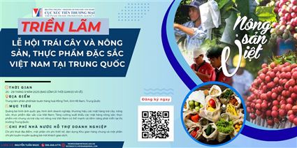 Triển lãm Lễ hội trái cây và nông sản, thực phẩm đặc sắc Việt Nam tại Trung Quốc
