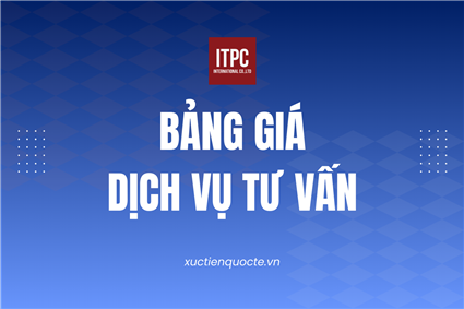 BẢNG GIÁ DỊCH VỤ TƯ VẤN