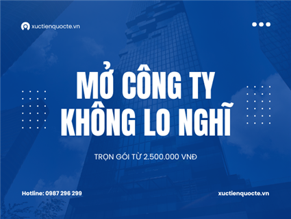 Mở công ty - Không lo nghĩ