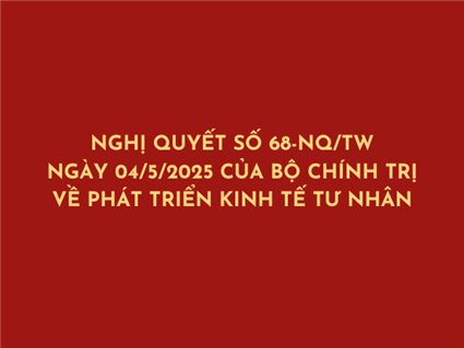 Nghị quyết số 68-NQ/TW